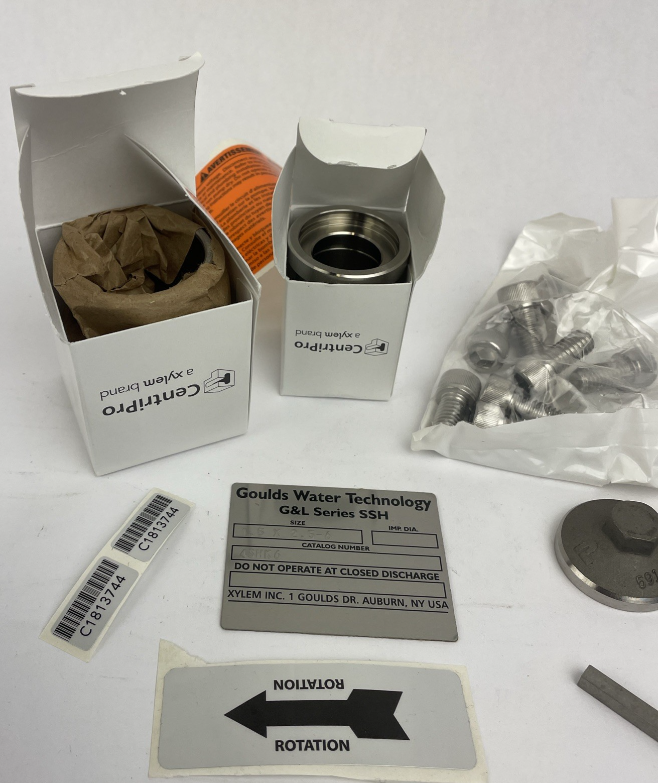 CENTRIPRO a xylem brand RPKSSHM SSHKIT Mash Pump Repair Seal Kit New Old Stock