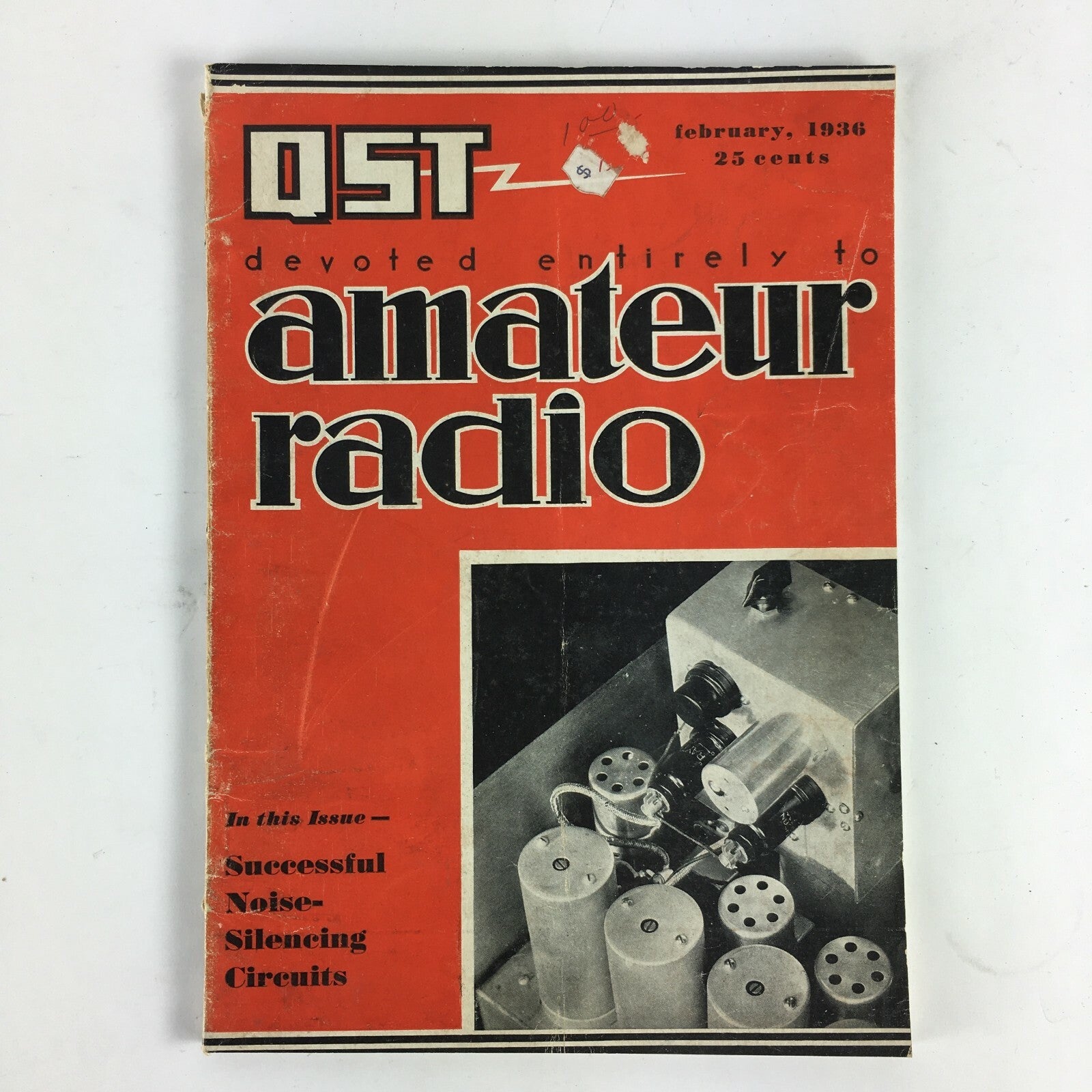 February 1936 QST Amateur Radio Magazine Successful Noise Silencing Circuits