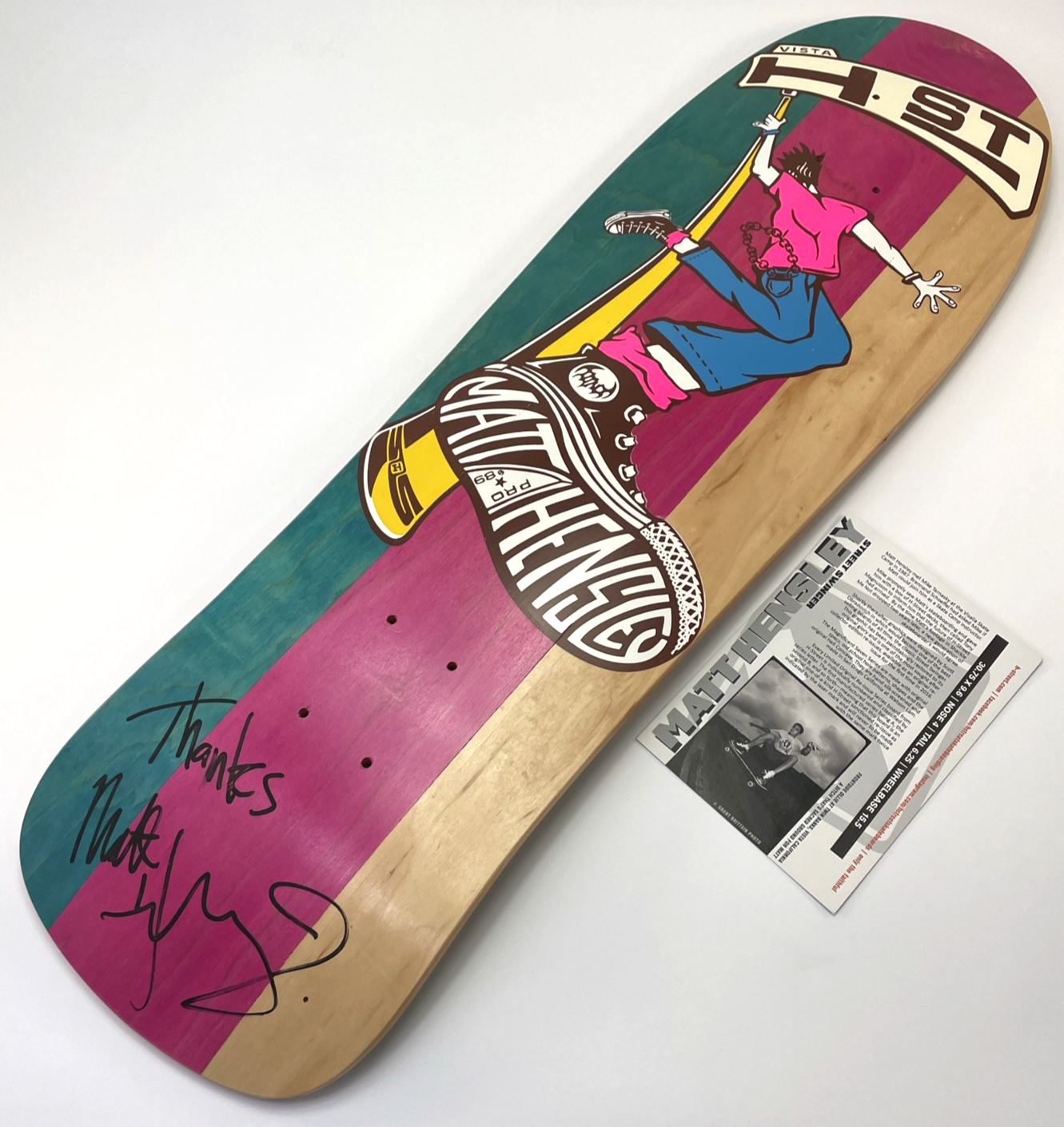 Matt Hensley H-STREET Pole Swing Classic reissue Triple Stained 194/328 Signed