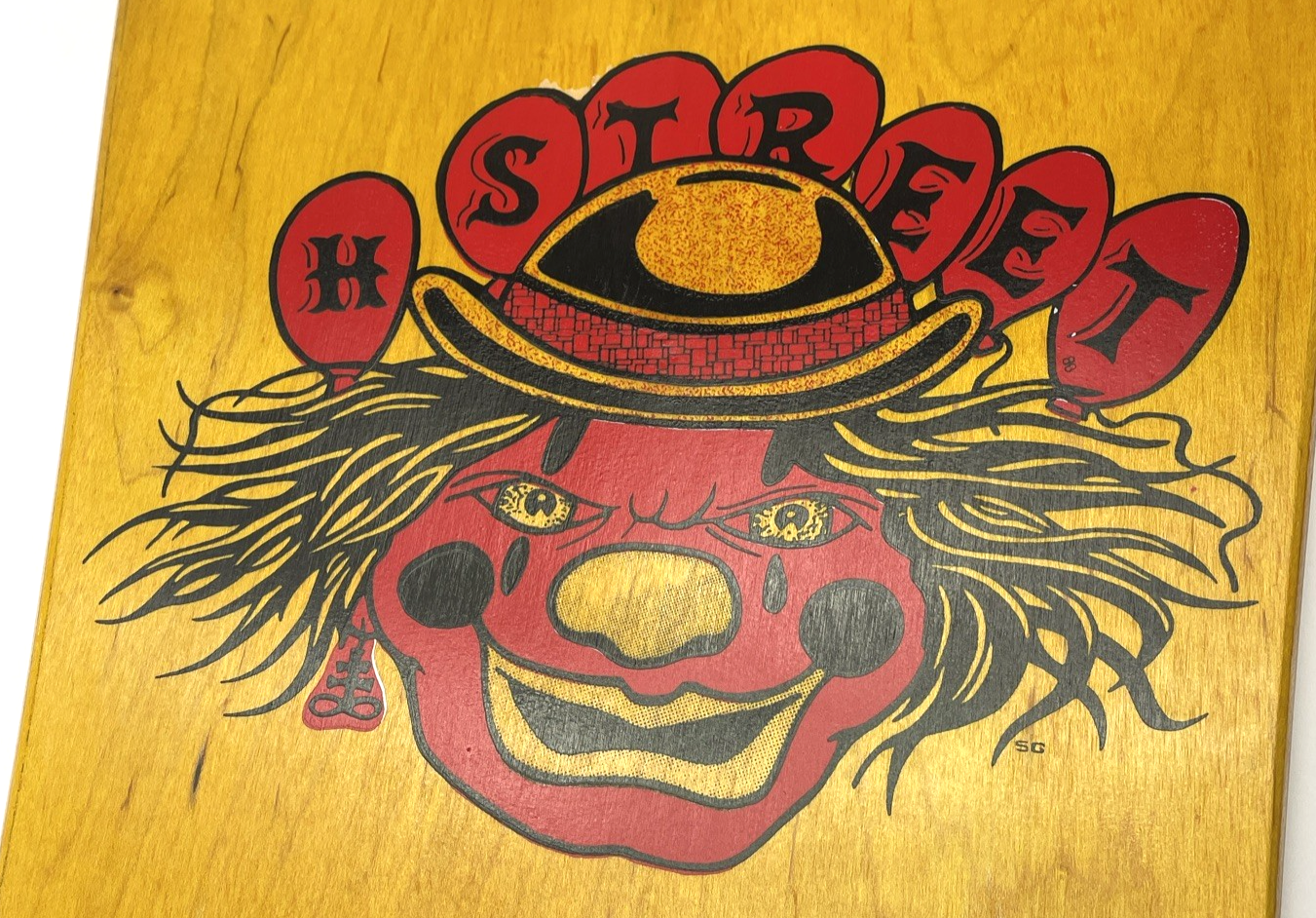 John Schultes A Series Clown H-Street Skateboard Deck Limited Edition #06 of 136
