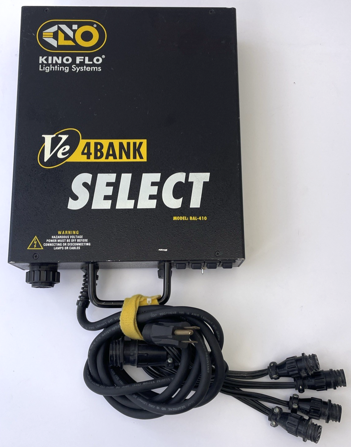 Kino Flo Lighting Systems Select VE 4 Bank Ballast BAL-410-S120 120VAC 50/60Hz