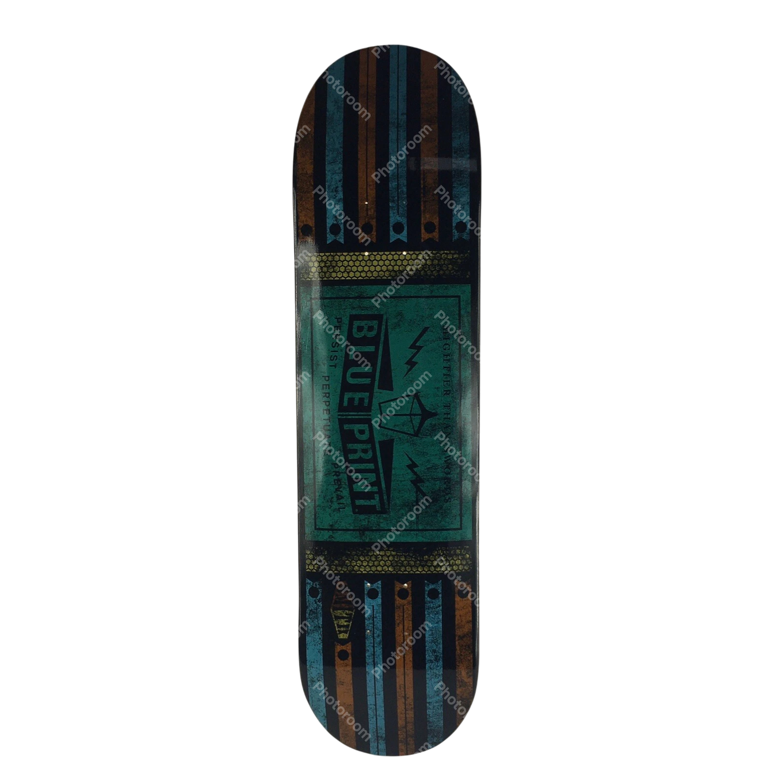 BLUEPRINT skateboards deck 8” RARE quality Smith Strike a Light