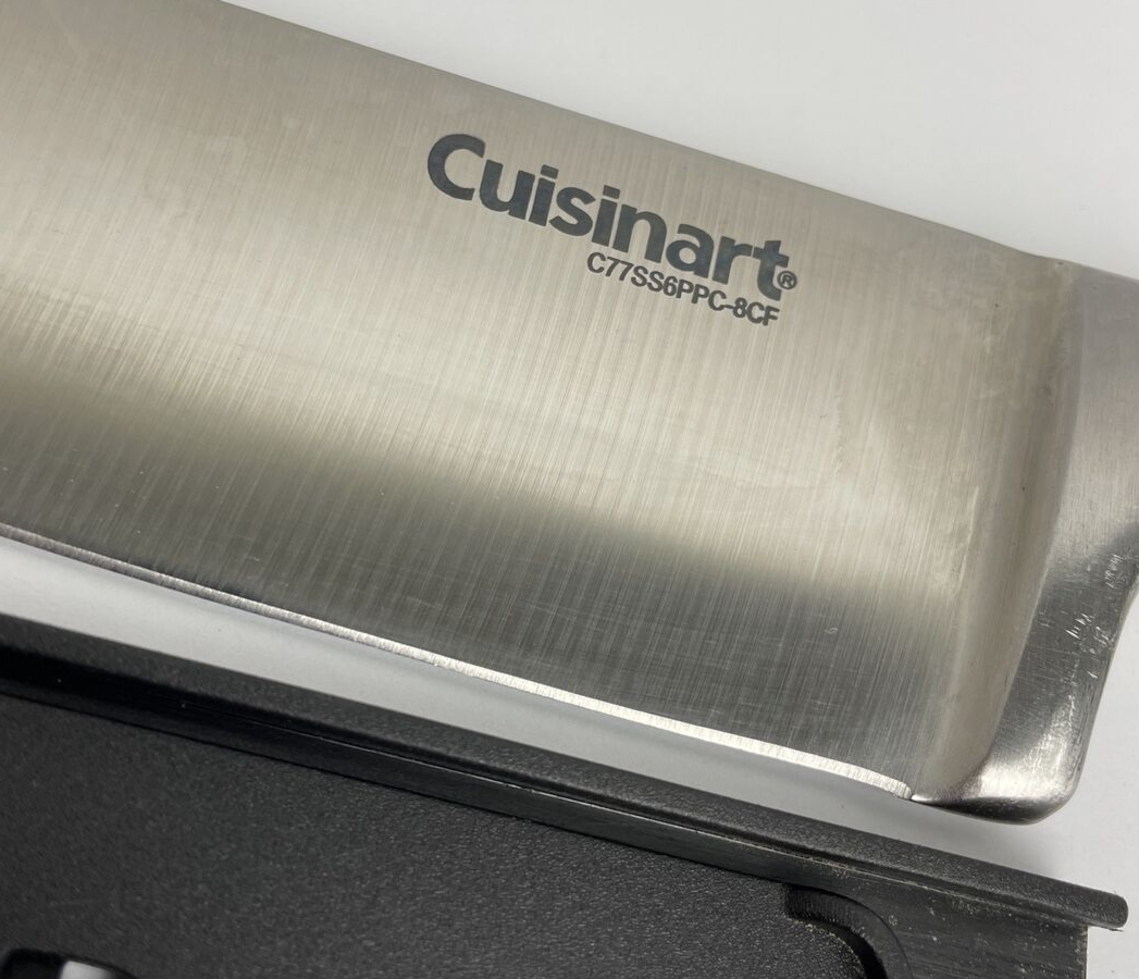 Lot of 2 x CUISINART KNIFE 8" SLICING 8" Chef KNIFE Set STEEL HOLLOW HANDLE