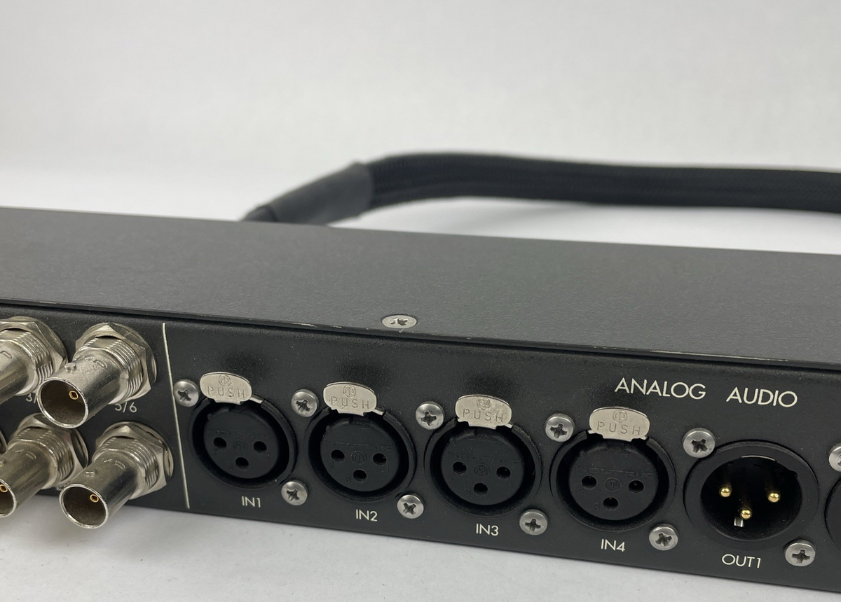 External Analog Audio Editing Breakout Box 1U Rackmount 3 Pin XLR