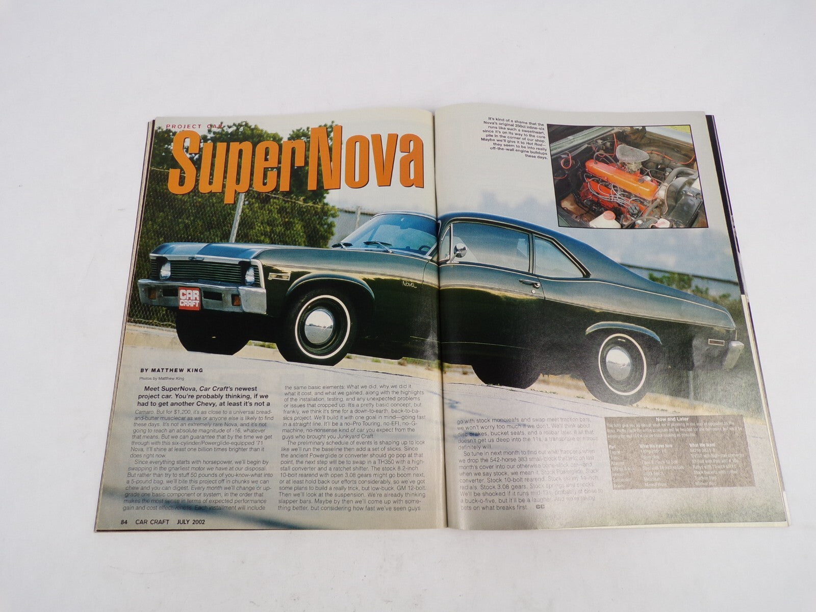 July 2002 Car Craft Chevy vs Ford Street Car Shootout Living with Your Carb