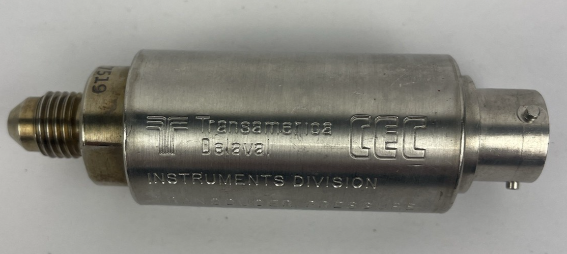 OEM TRANSAMERICA DELAVAL PRESSURE TRANSDUCER 09384 / CEC-1000 - 0-1500 PSIVG