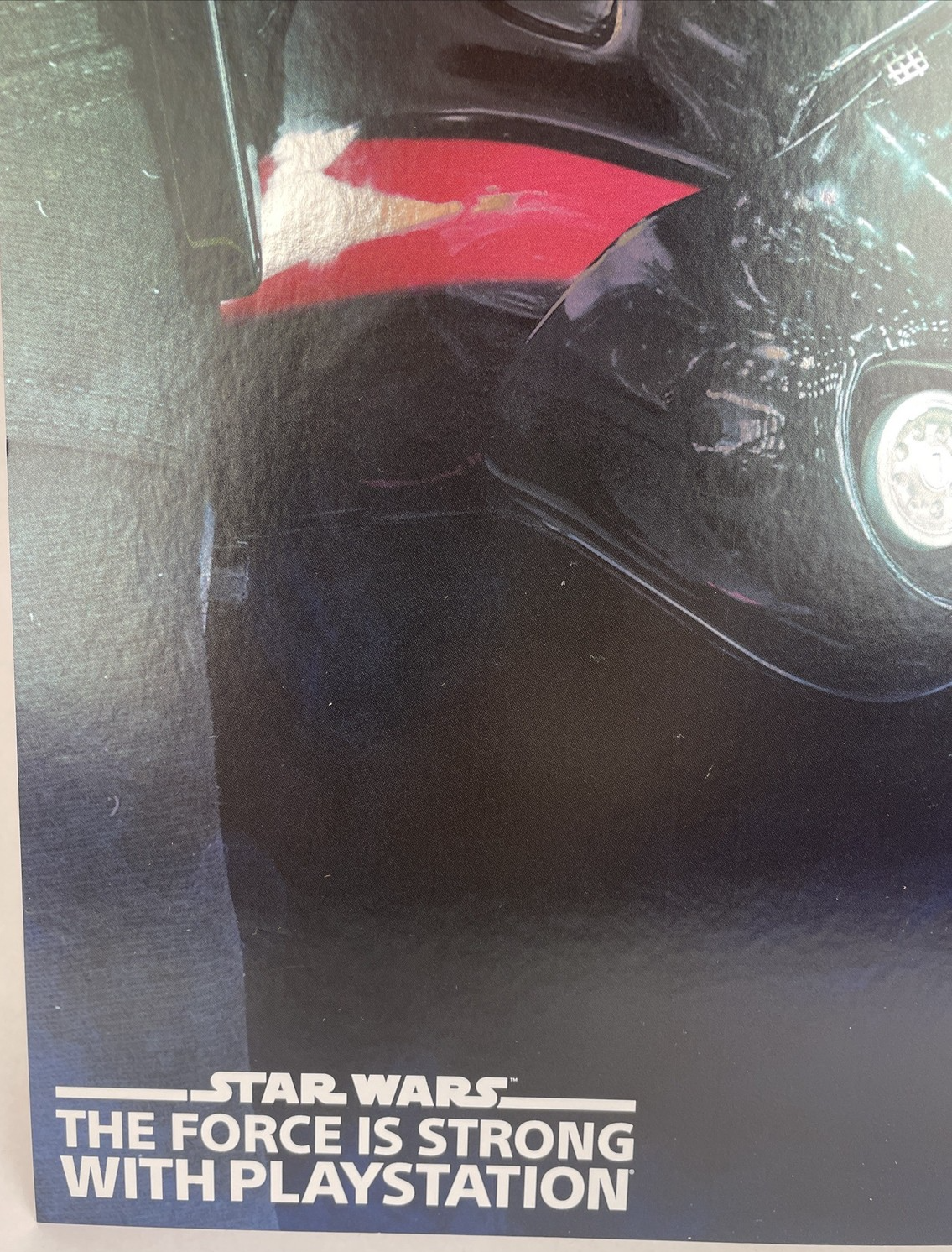 STAR WARS BATTLEFRONT II Foil Promo Poster EA Playstation 9236/10000 RARE 2017