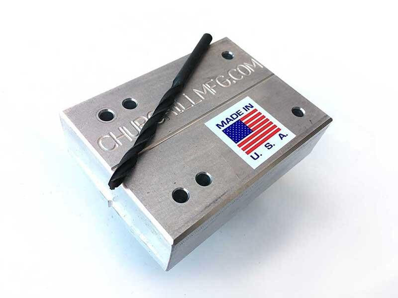 Professional Billet Machined Aluminum Skateboard Hole Pattern Drill Jig