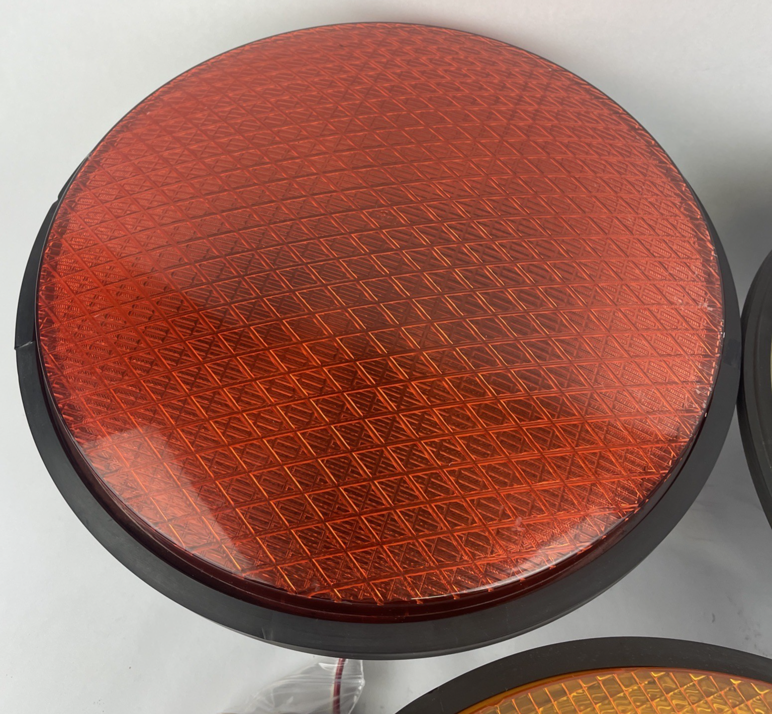 3 Dialight 4333230001XL RED GREEN YELLOW LED Circular Traffic Signal Lights 12"