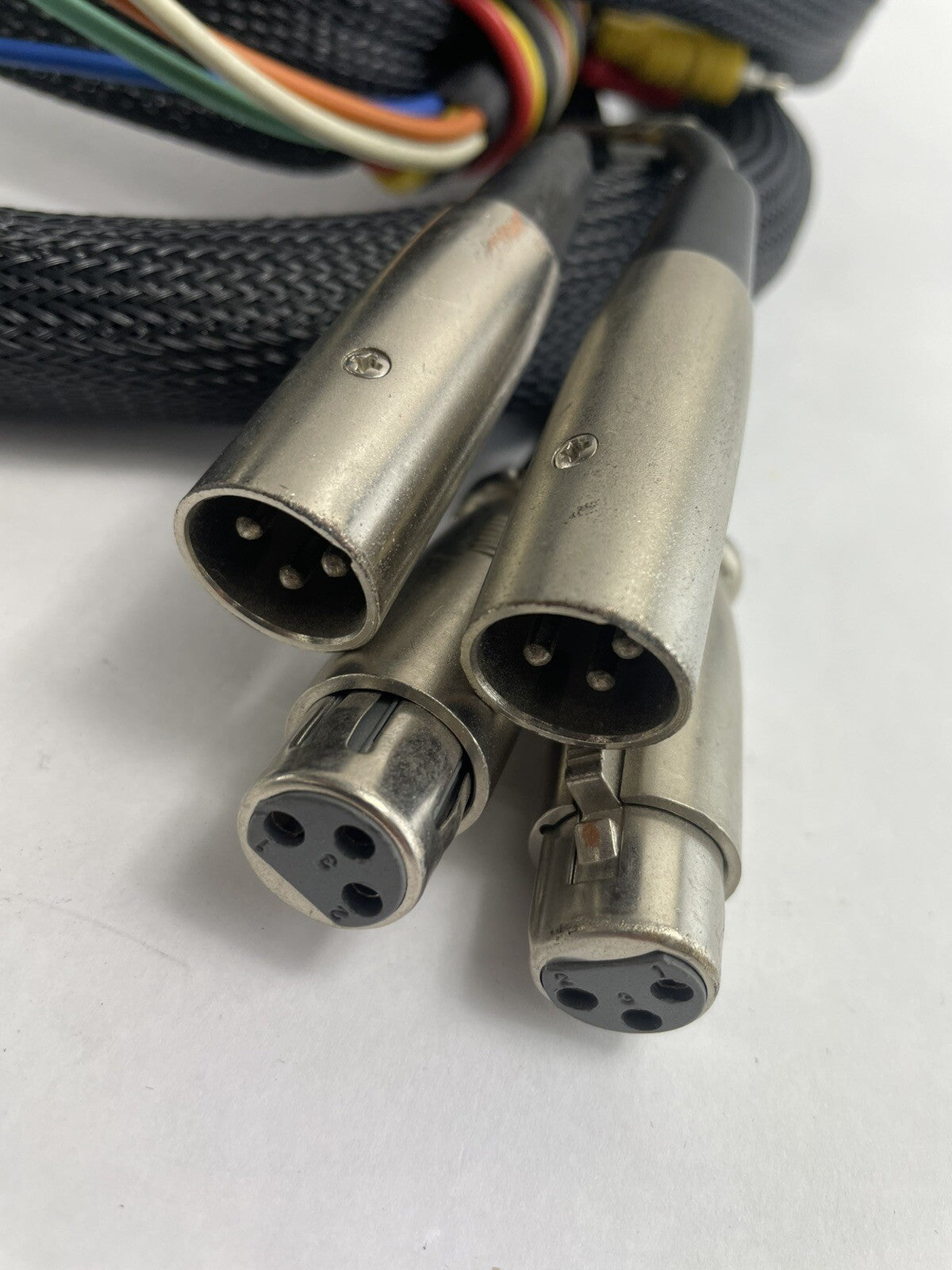 14ft 12 Channel Male 1/4" Phone to 3-Pin XLR Female Male RCA Audio Snake Cable