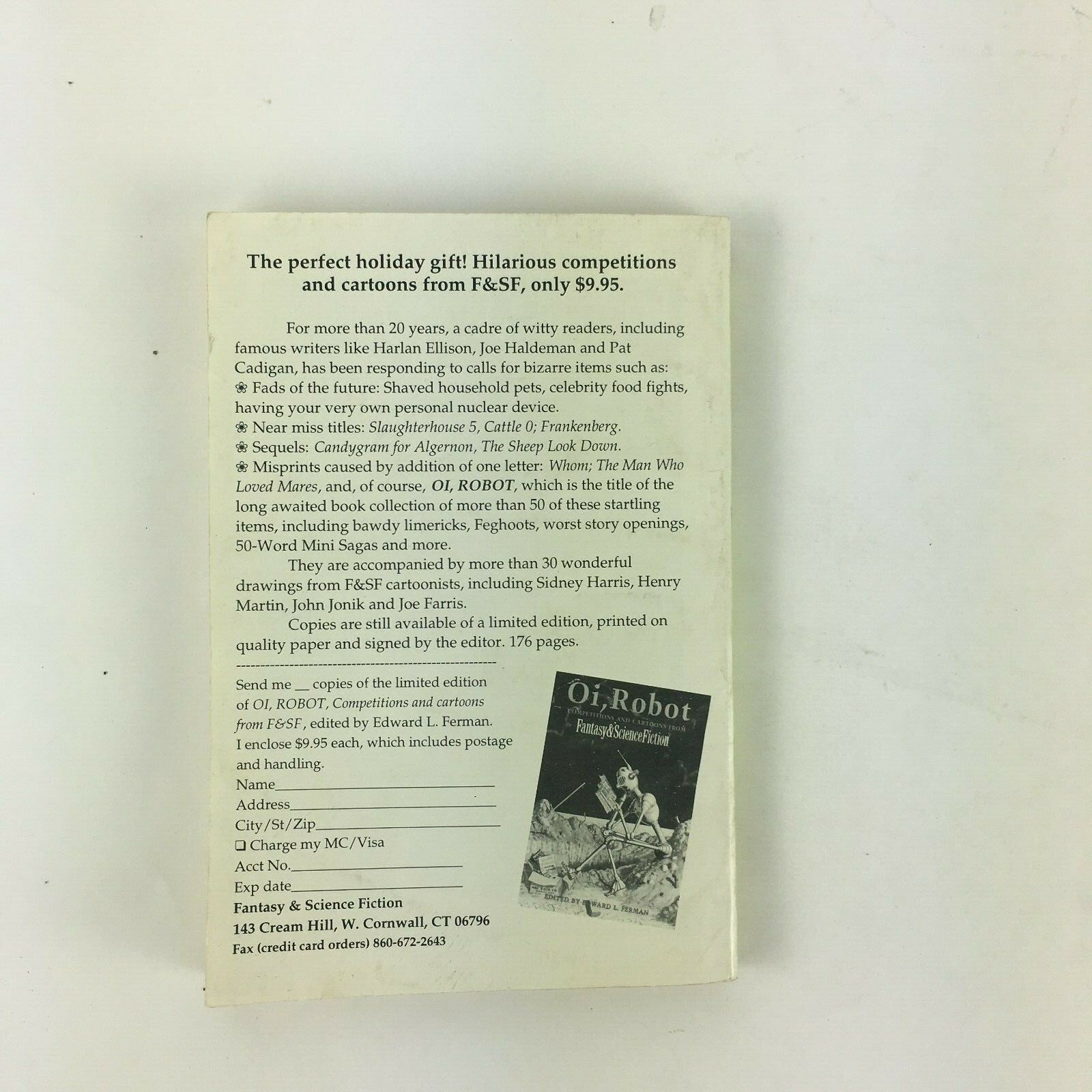 December Fantasy & Science Fiction Get aGrip Paul Park David Bischoff Pat Murphy