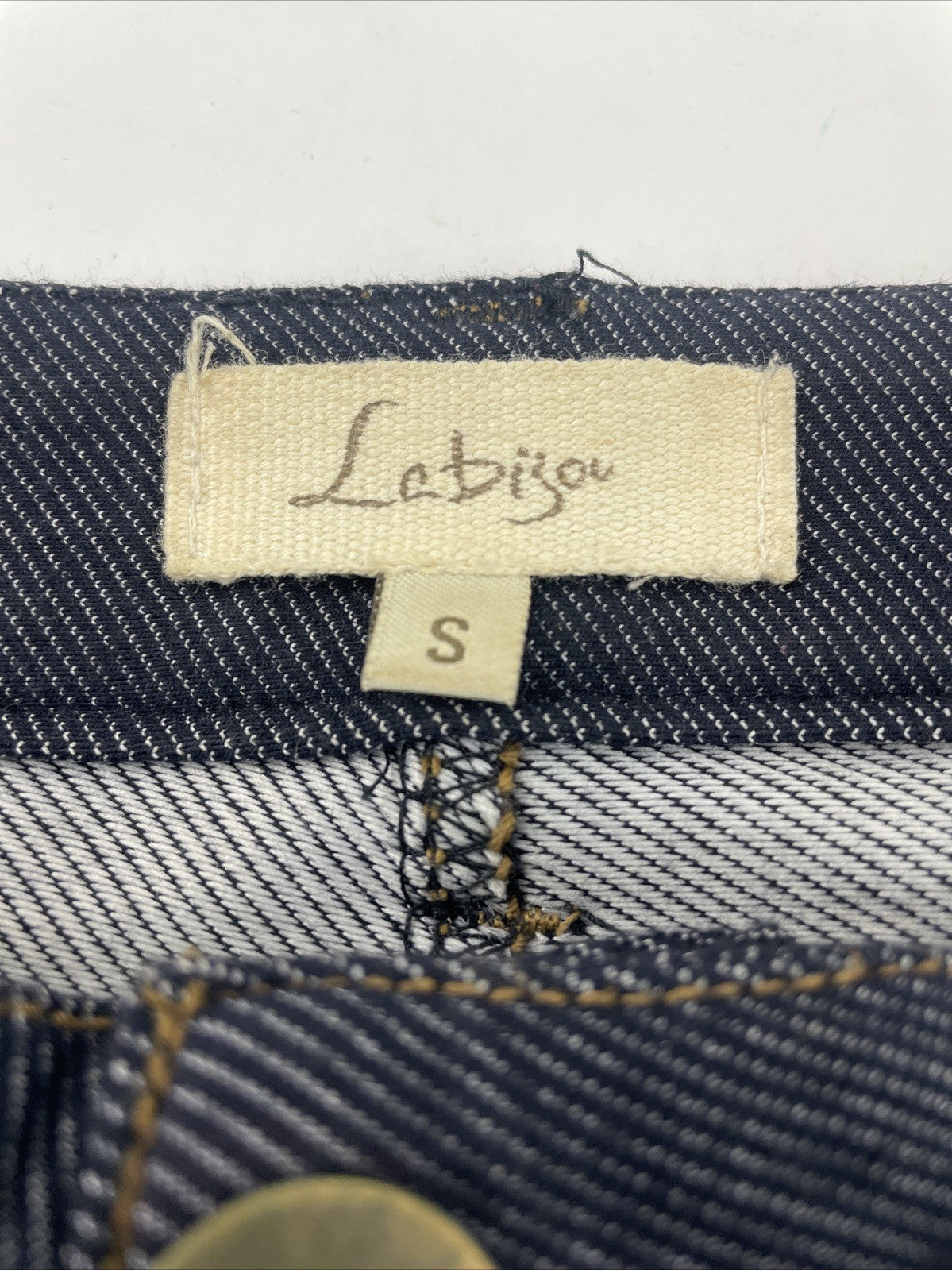2 x Lebijou Los Angeles Designer Low Rise Skinny Soft Denim Jeans Sz Small VGC