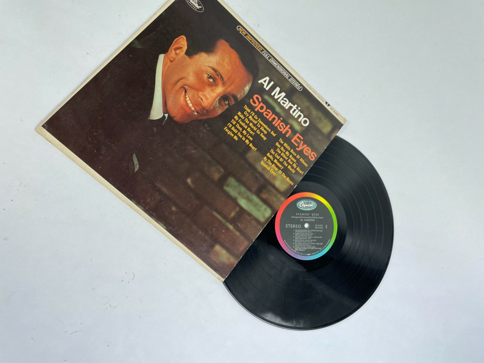 Al Martino Spanish Eyes Vinyl Record