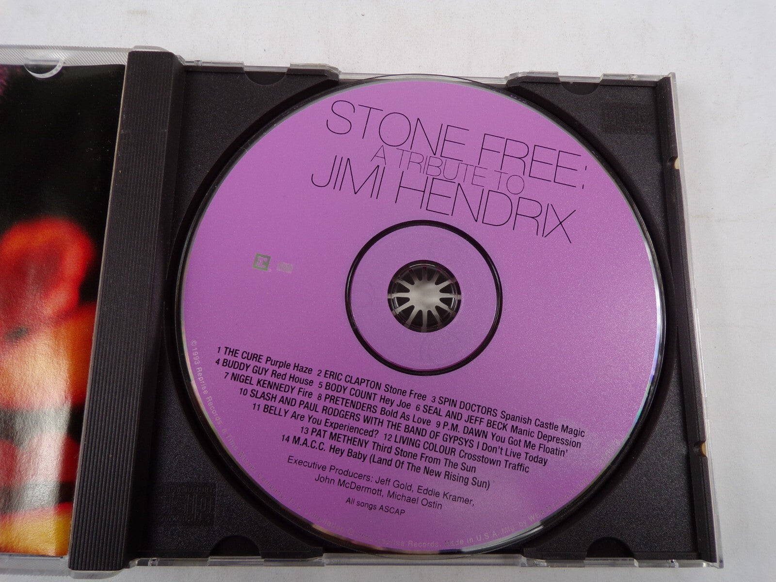 Stone Free A Tribute To Jimi Hendrix The Cure Purple Haze Pat Metheny CD#56