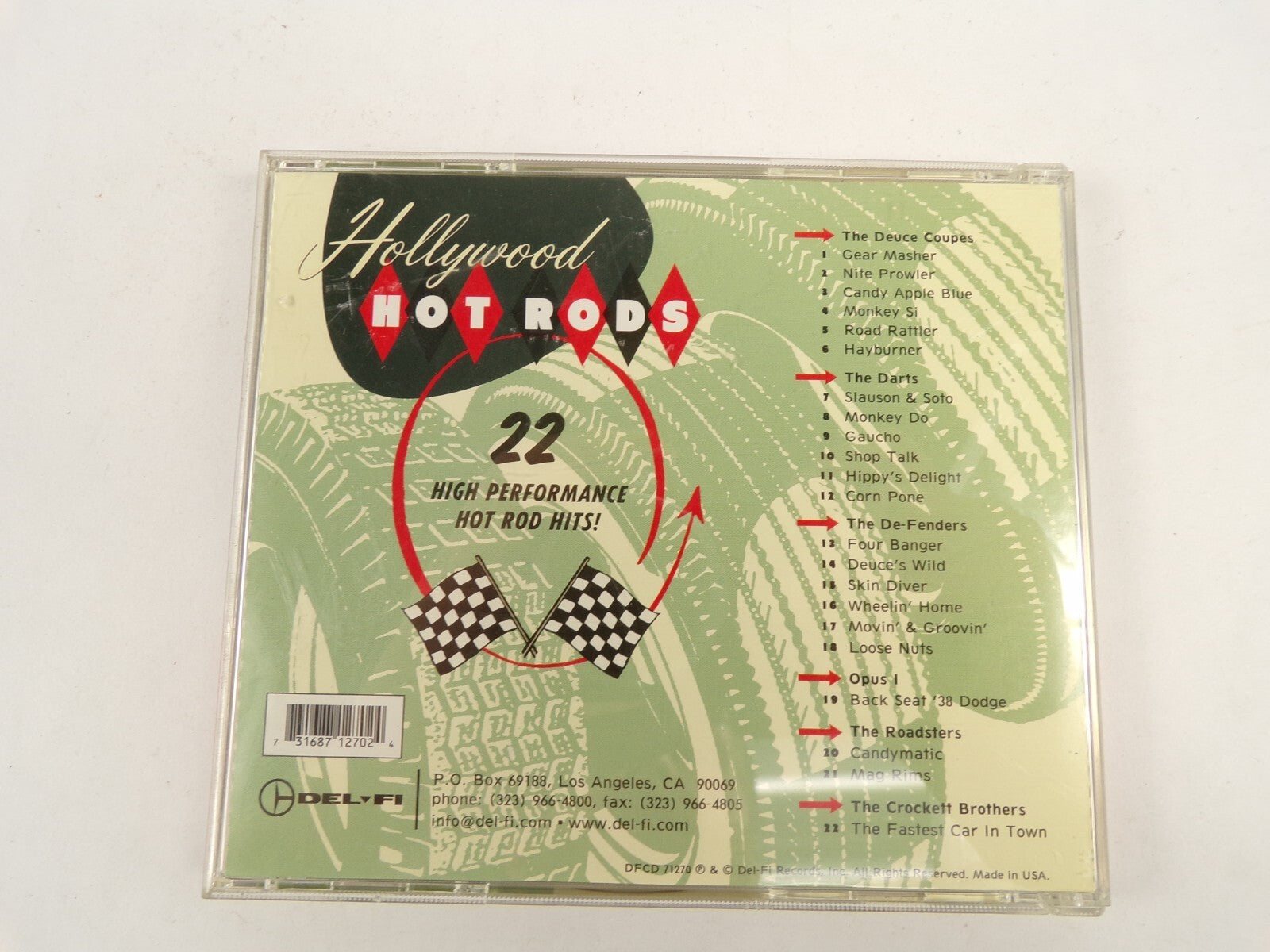 Hollywood Hot Rods Gear Masher Nite Prowier Hay Burner Corn Pone CD#44