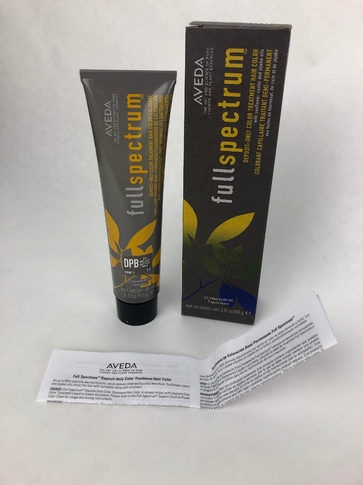 Aveda FullSpectrum DPB Dark Pure Base 2.8oz