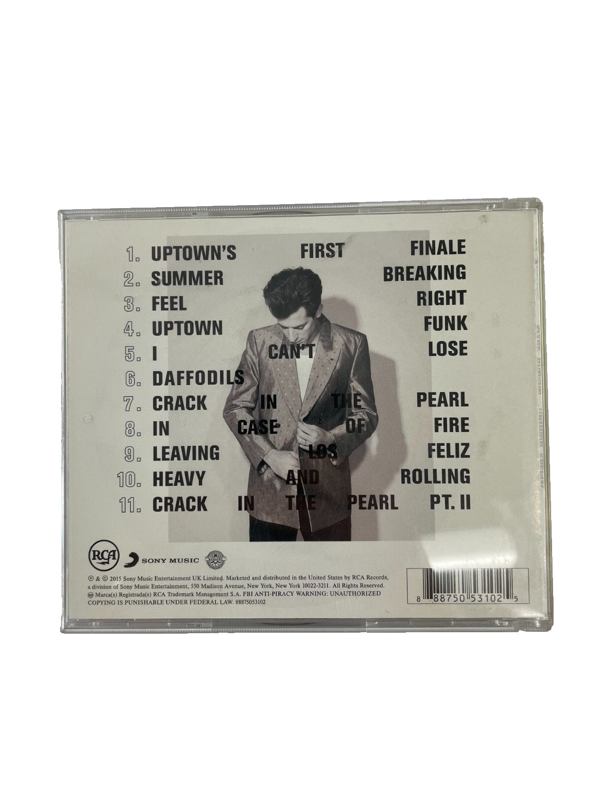 Mark Ronson Uptown Special Uptown’s First Finale Summer Breaking CD#10