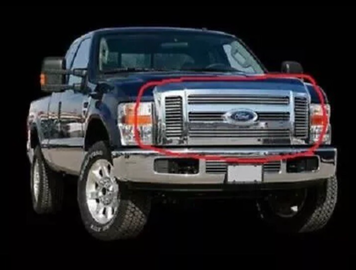 Ford Super Duty billet grille 2008-2010 bolt over 6 piece