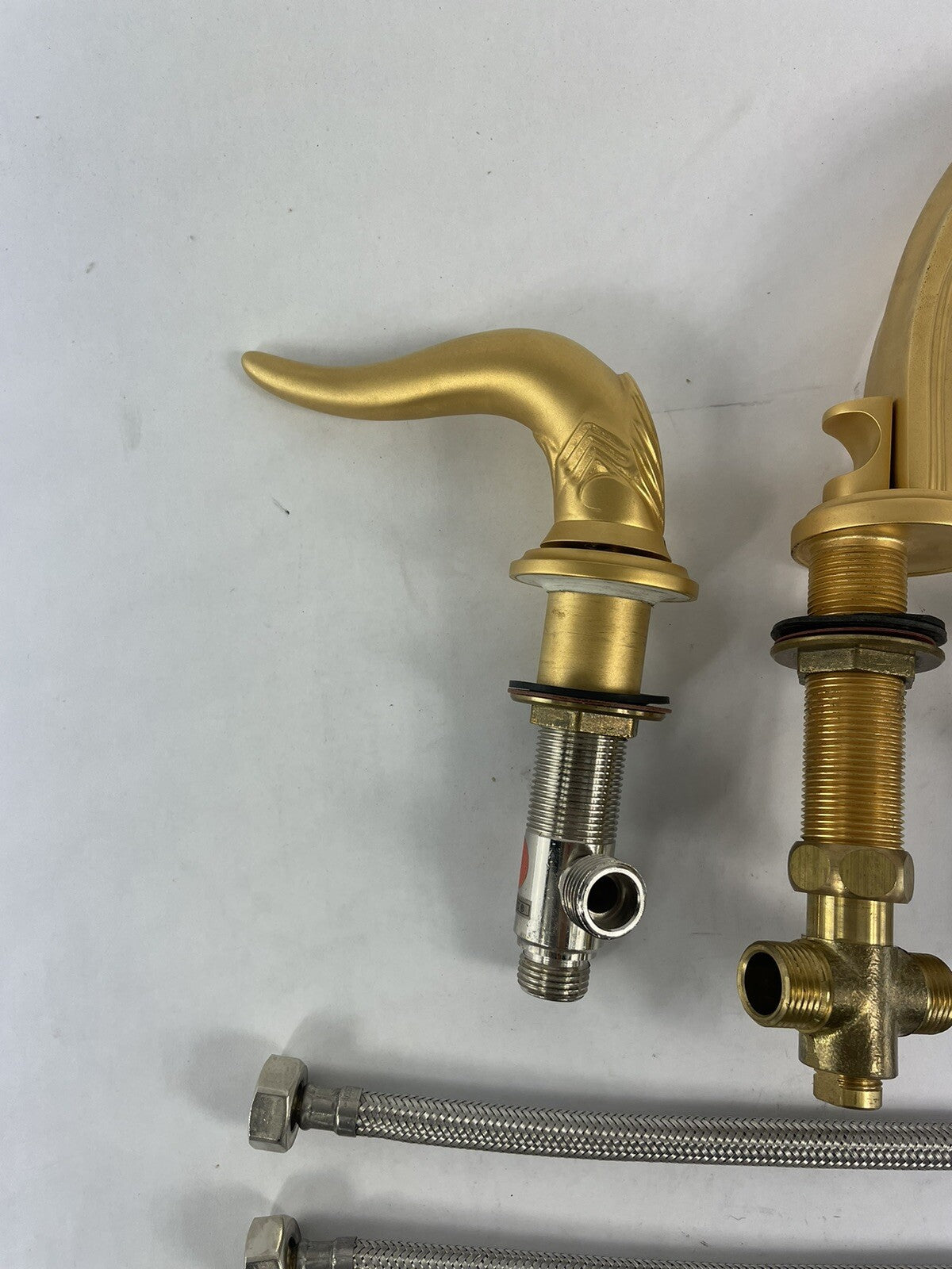 THG Paris GOLD Prestige bathroom fittings handle faucet Italian horns MSRP $3500