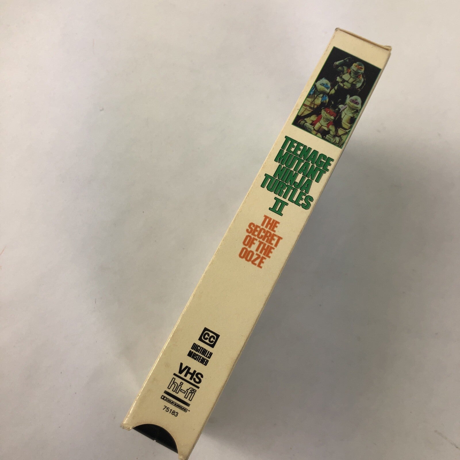 Teenage Mutant Ninja Turtles 2 Secret of the Ooze VHS Michael Pressman COWABUNGA