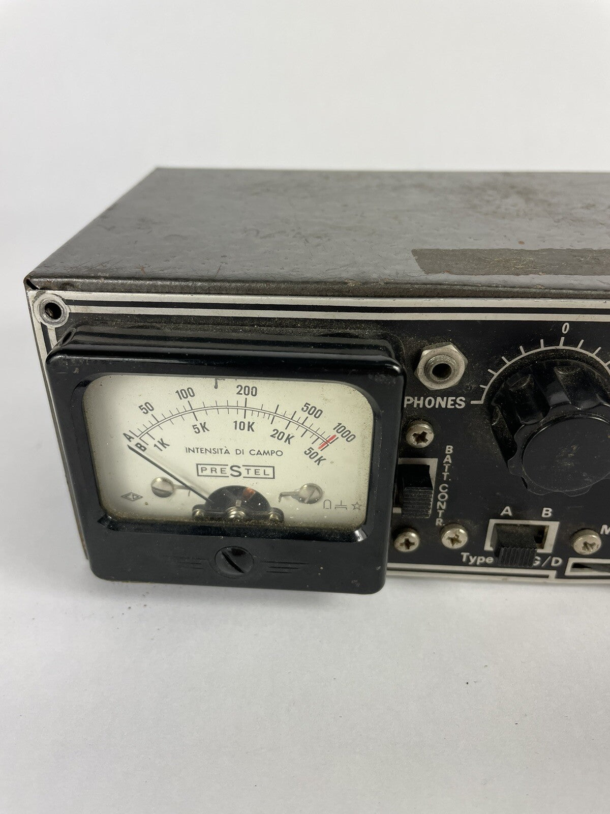 Vintage Prestel Electronica Mesureur de champ 6T4G/E Radio 1967