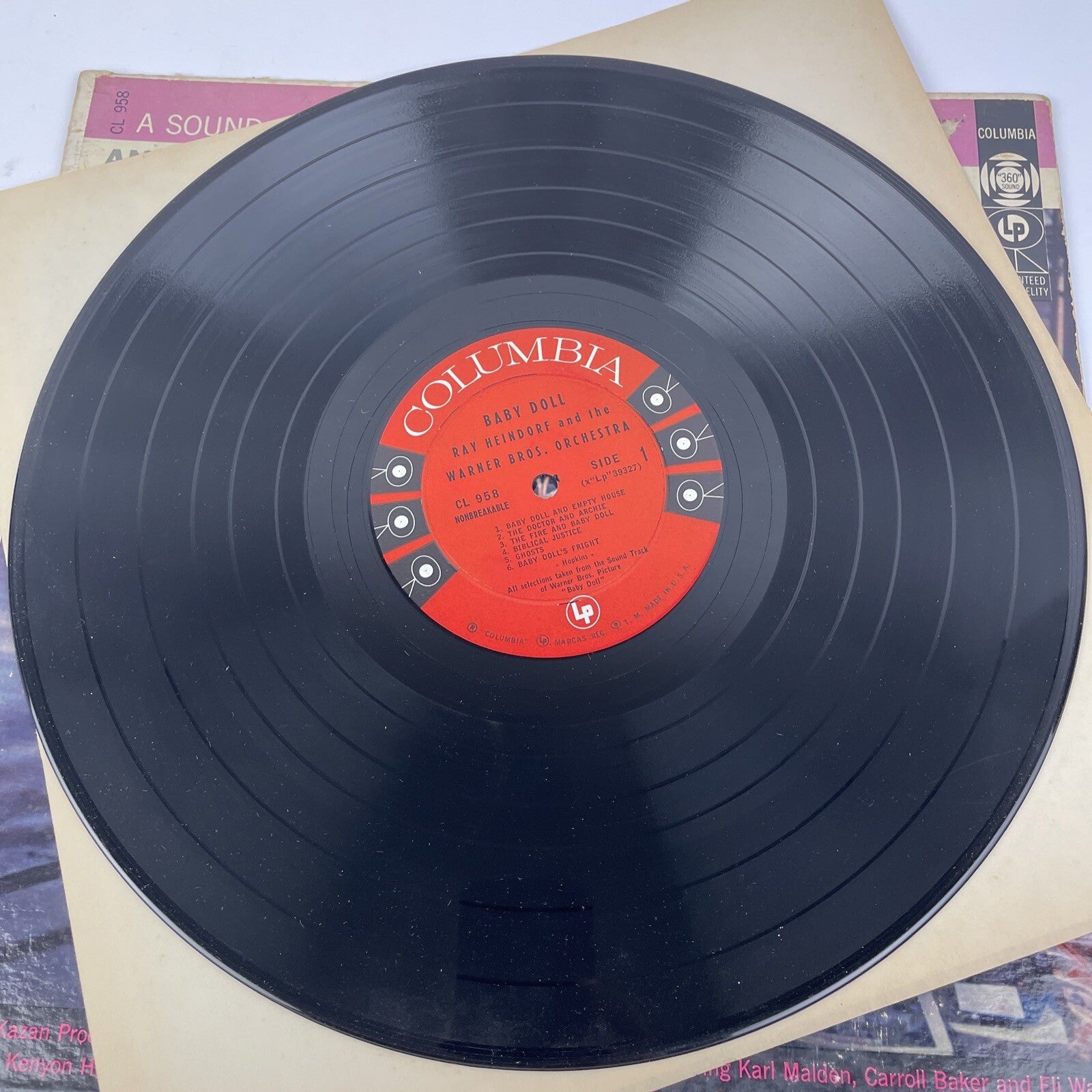 Tennessee Williams " Baby Dol " Soundtrack a Warner Bros. Prod. LP Vinyl Record