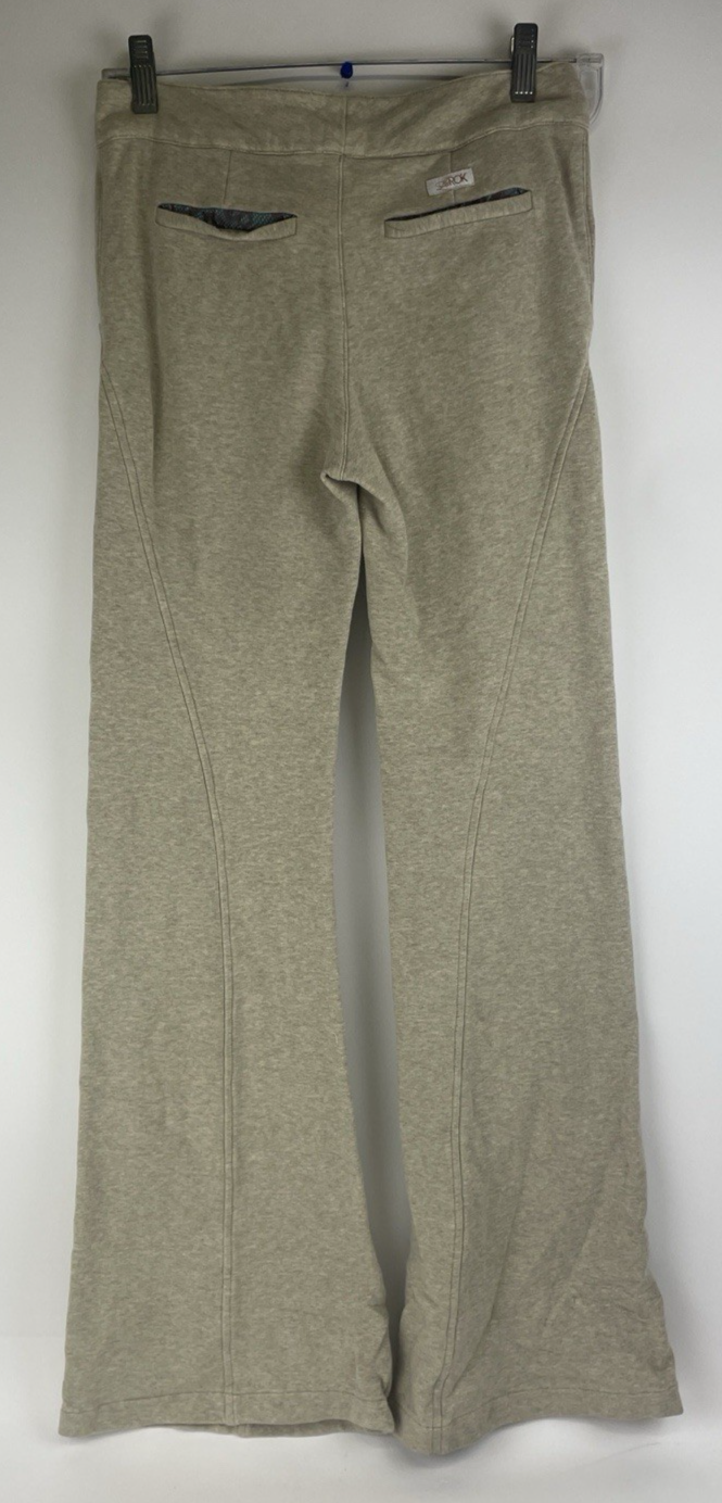 La ROK Designer Low Rise Bootcut 5 Pocket Sweatpants w Zipper Size 0 Y2K