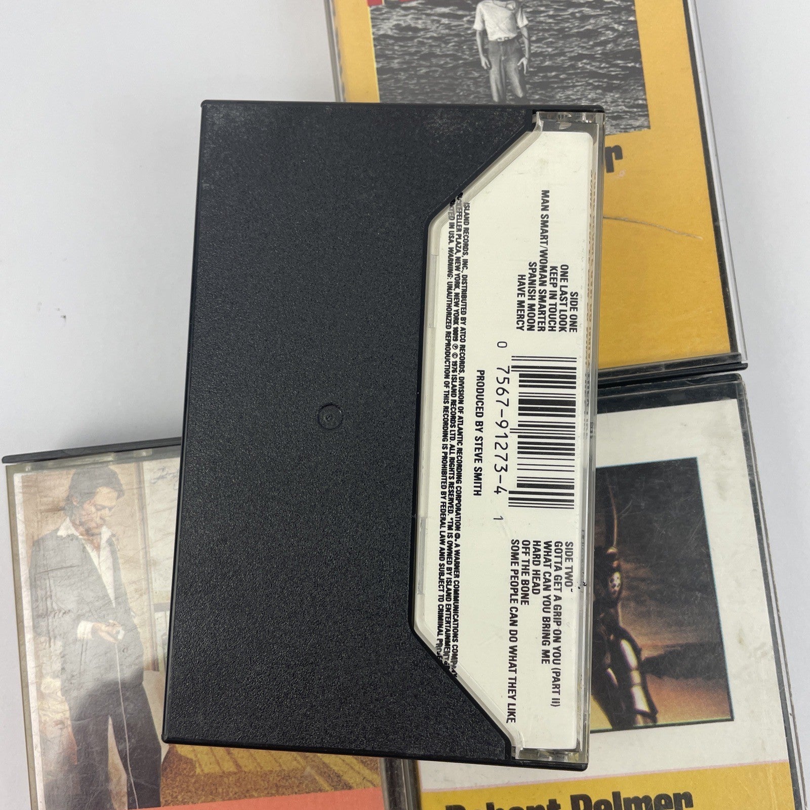 Lot Of 4 Robert Palmer Audio Cassette Tapes - CLUES - Pressure Drop - It's Alive