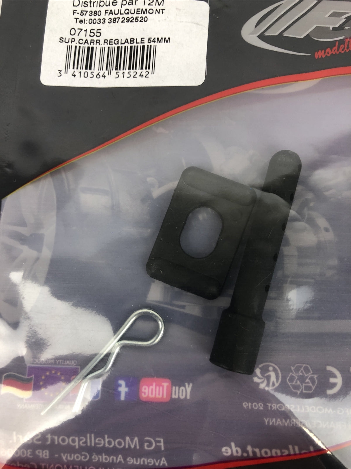 FG RC Parts Body Holder Short Adjustable 7155 Body Mount Short - Free Shipping