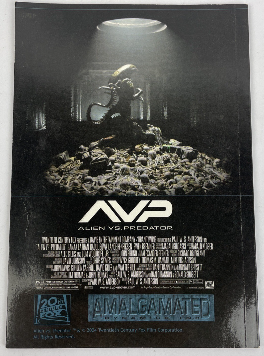 AVP Alien vs predator The creature effects of ADI . Alec Gillis and Tom woodruff