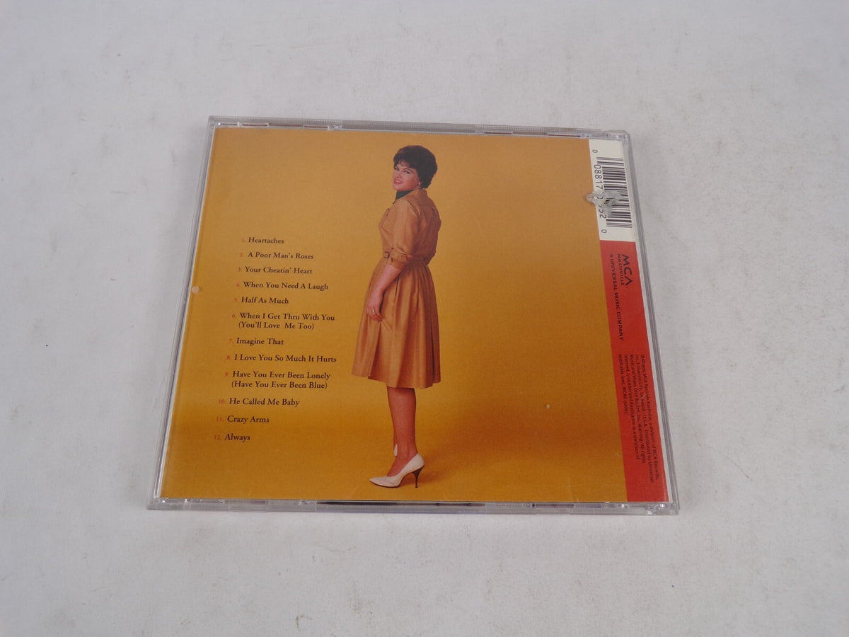 Classic Patsy Cline The Millennium Collection Heartaches A Poor Man's RosesCD#19