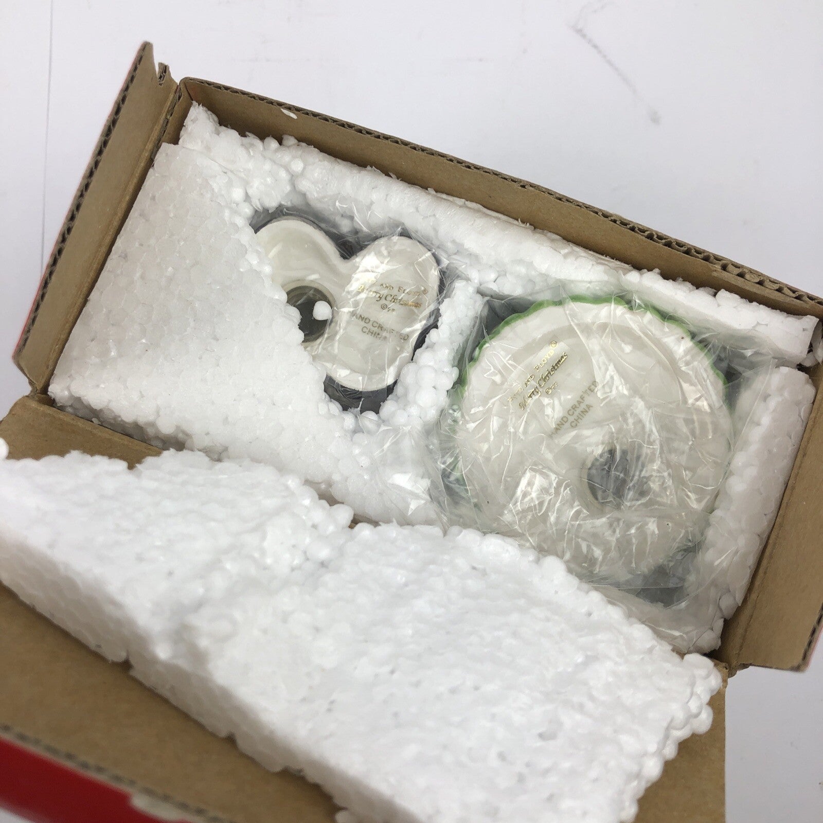 Fitz & Santa Starring Christmas Tree Salt & Pepper Shaker Set Very Rare New LOOK
