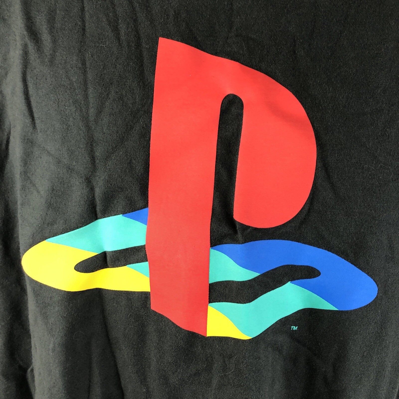 PlayStation x Tailgate Long Sleeve T Shirt Men's Medium Gray Logo Videogames