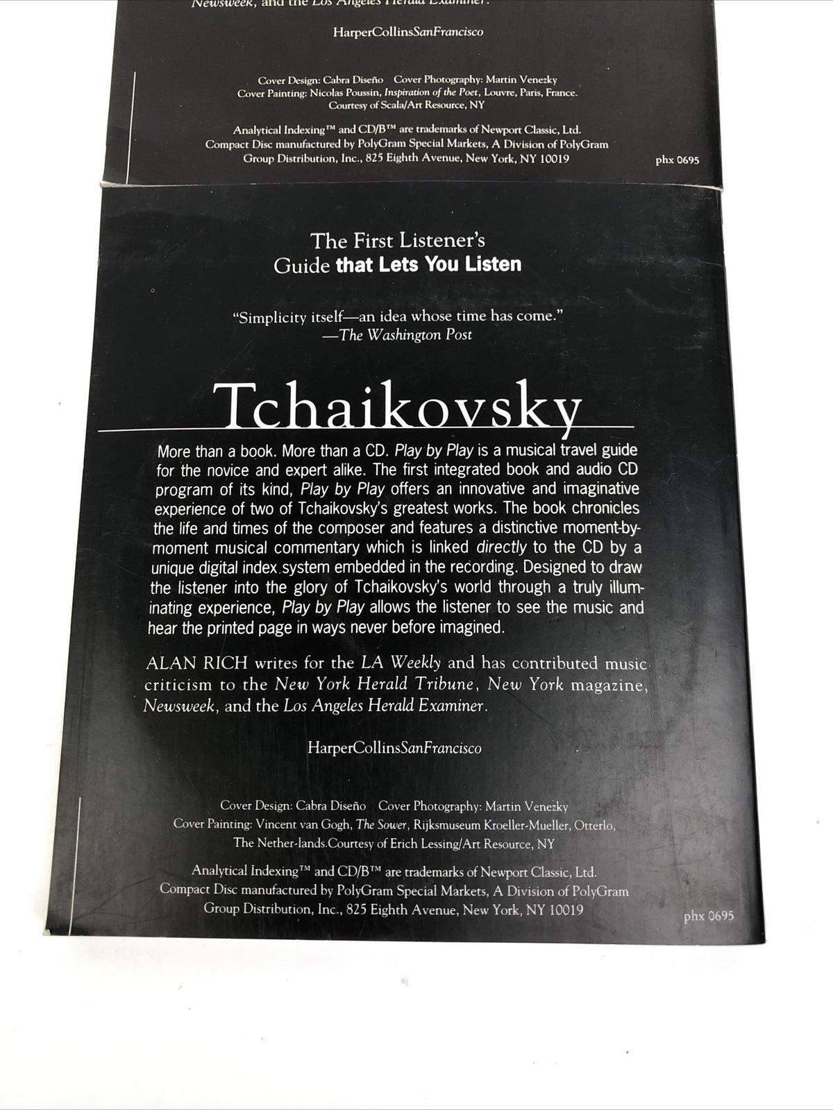 Bach Tchaikovsky (Play by Play S.) by Rich, Alan CD-Audio Book lot of 2 LOOK #9