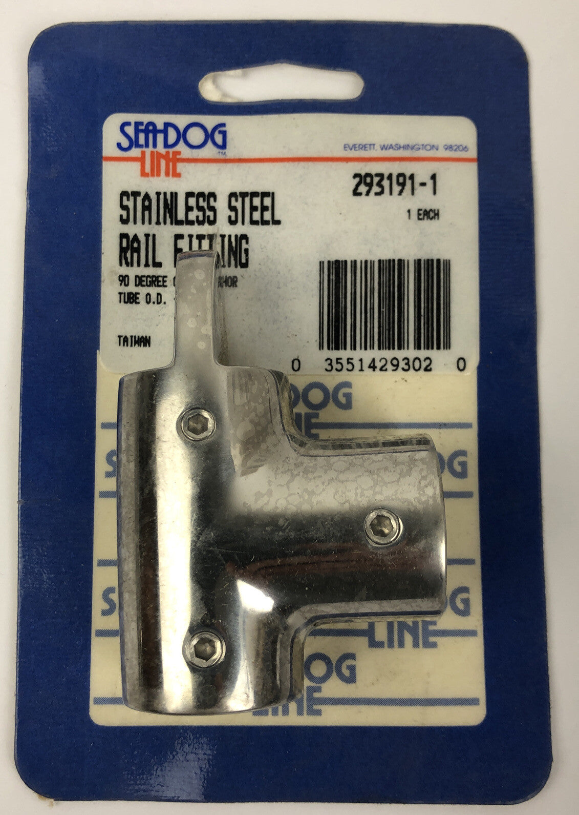 Sea-Dog Line 293191-1 Stainless Steel Cable Anchor 1" NOS - Look
