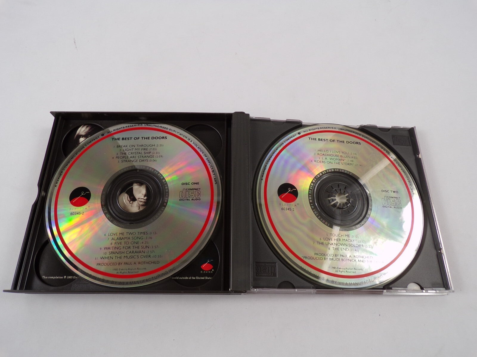 The Best Of The Doors Break On Through Light My Fire The Crystal Ship Love CD#45
