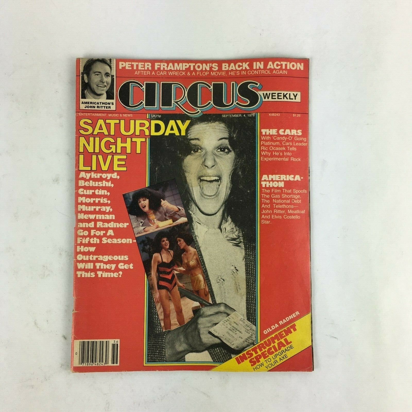 September 4,1979 Circus Magazine Saturday Night Live The Cars America-Thon