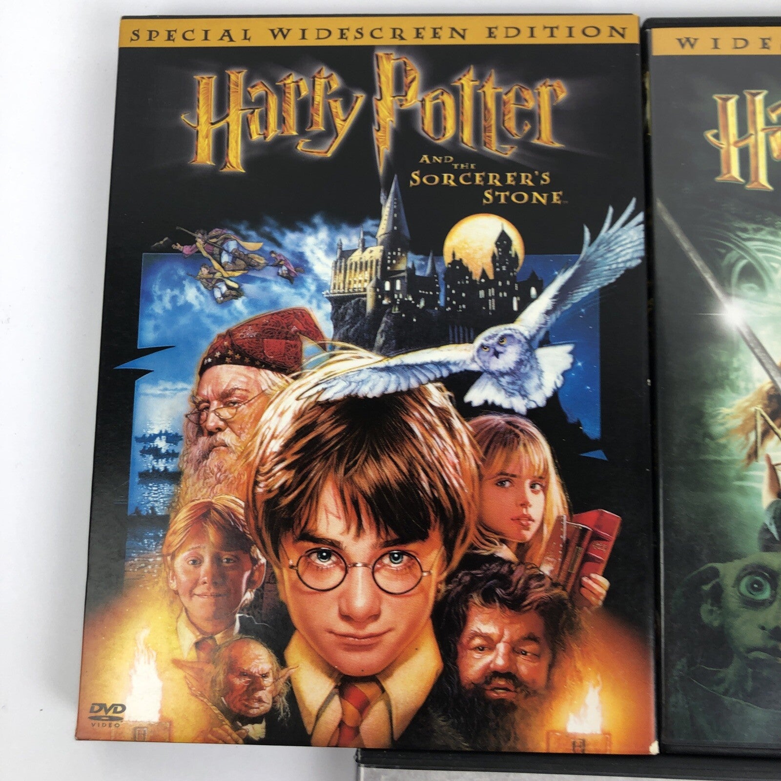 Harry Potter and the Sorcerers Stone Chamber Of Secrets Half-Blood Prince DVDs
