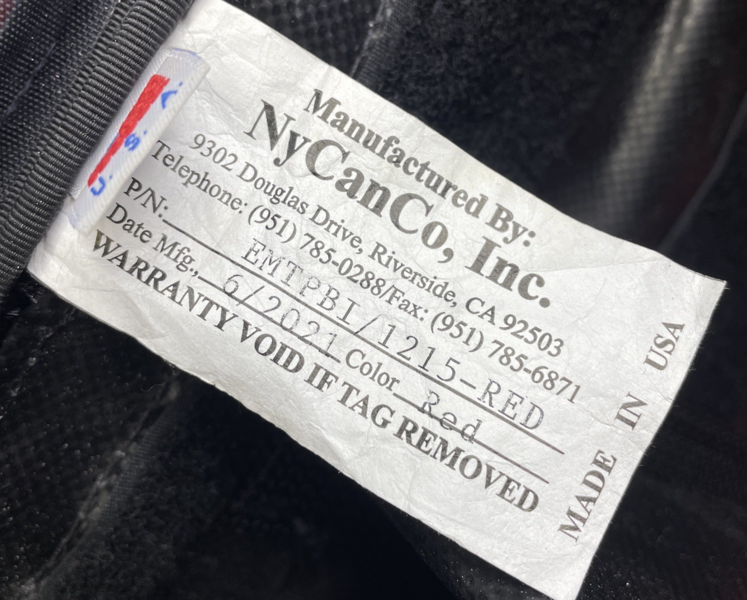FIREFIGHTER Paramedic Equipment Padded Duffel Bag NEWPORT BEACH FIRE DEPARTMENT