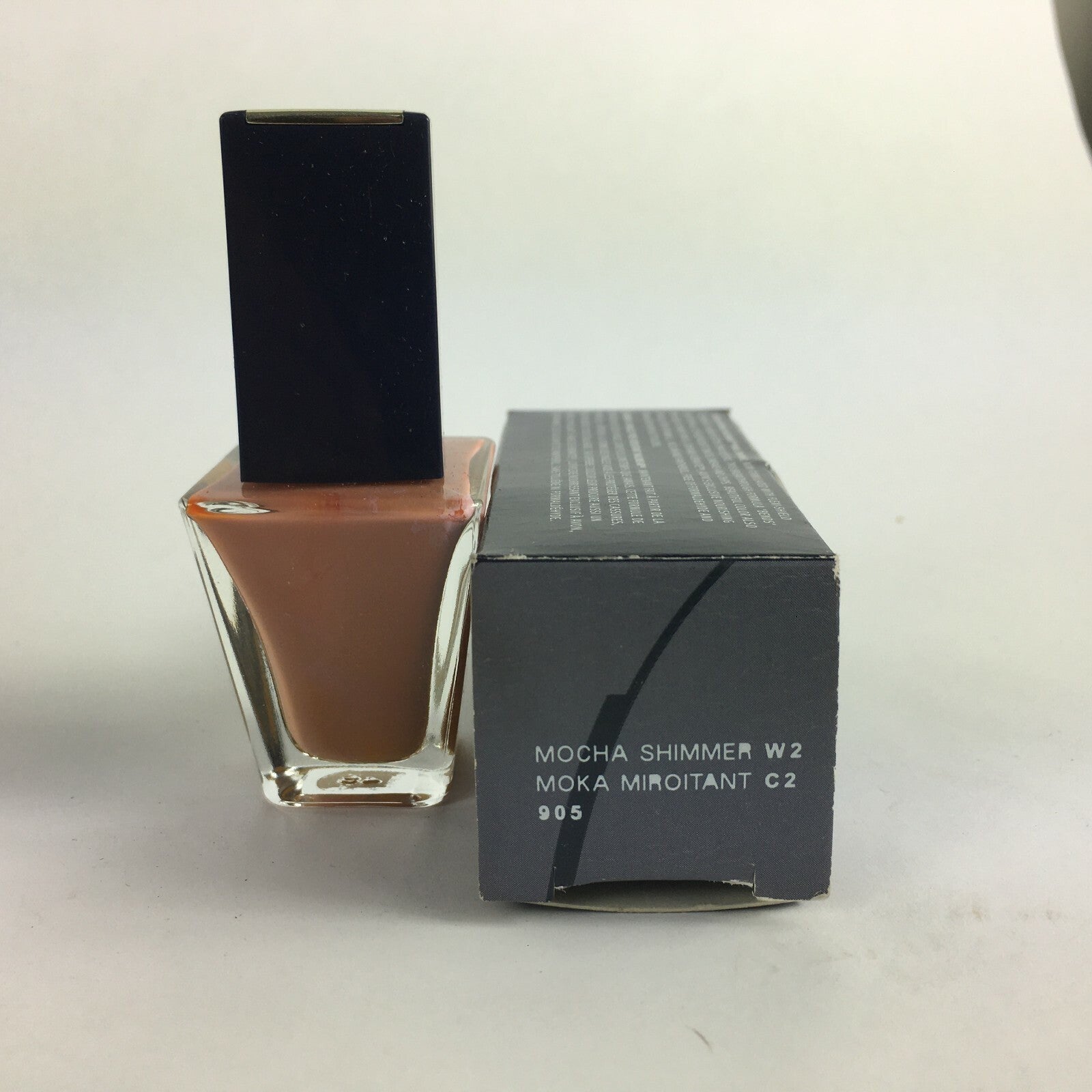 Avon Nail wear Nail Enamel Mocha Shimmer W2 Moka Miroitant C2 B2