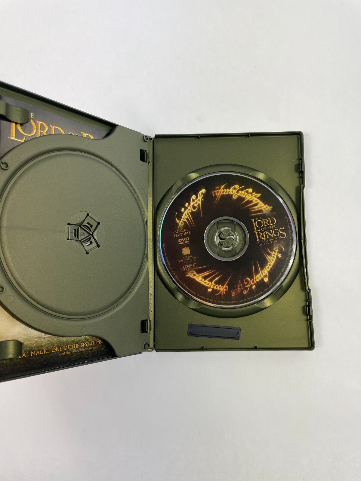 The Lord Of The Rings The Fellowship Of The Ring Real Magic Robert DVD Movie