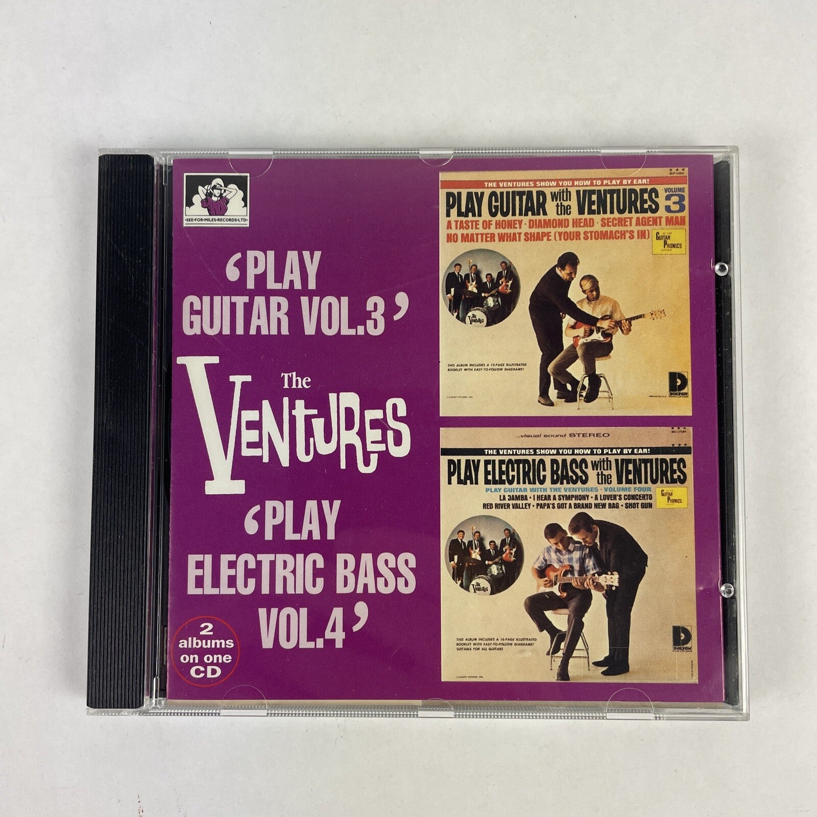 The Ventures - The Ventures Play Guitar Vol. 3/ Play Electric Bass Vol. 4 CD #17