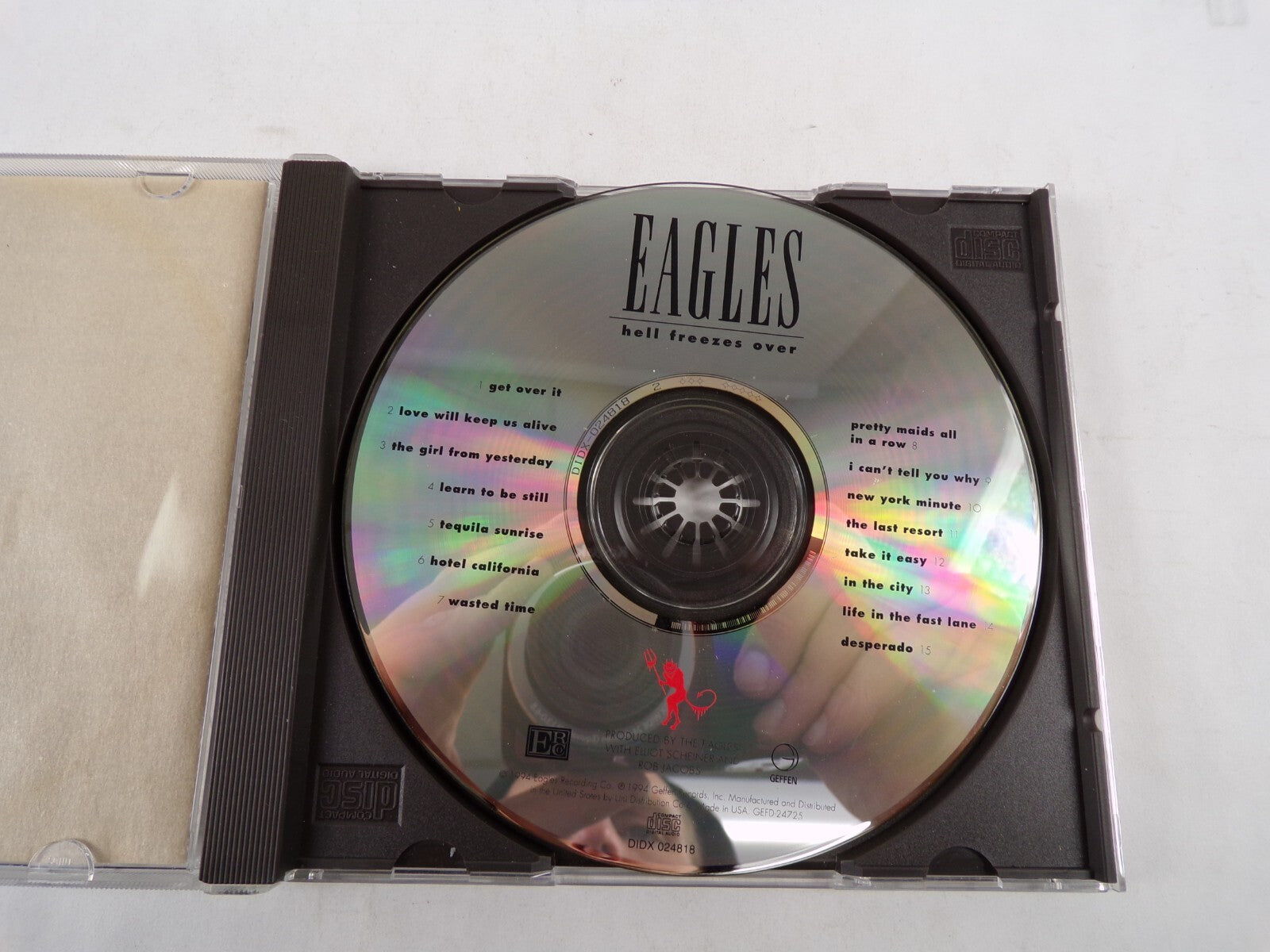 Eagles Hell Freezes Over Get Over It Love Will Keep Us Alive In The city CD#57