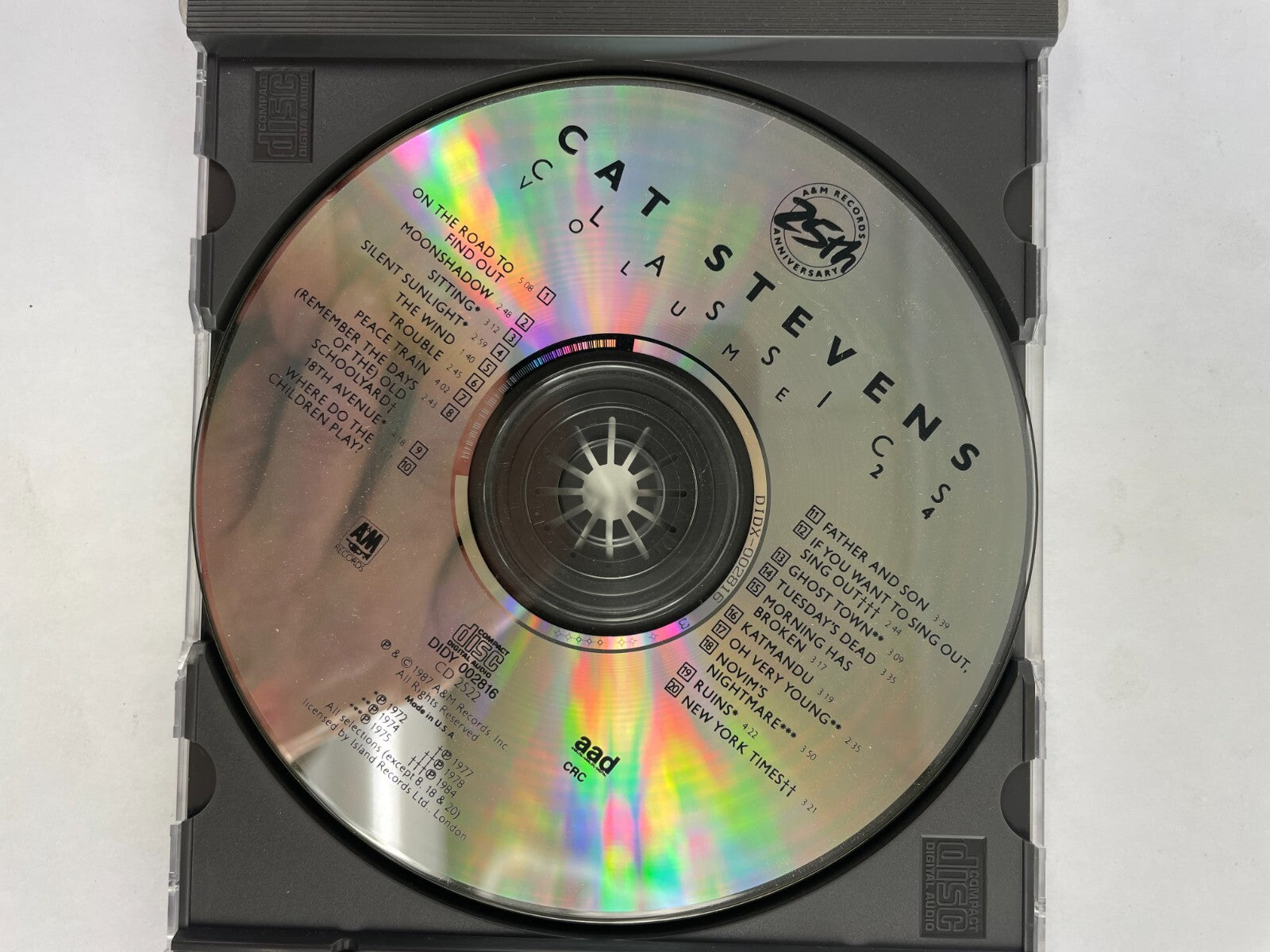 Cat Stevens Classics Sitting Trouble Peace Train Ruins New York Times CD#72