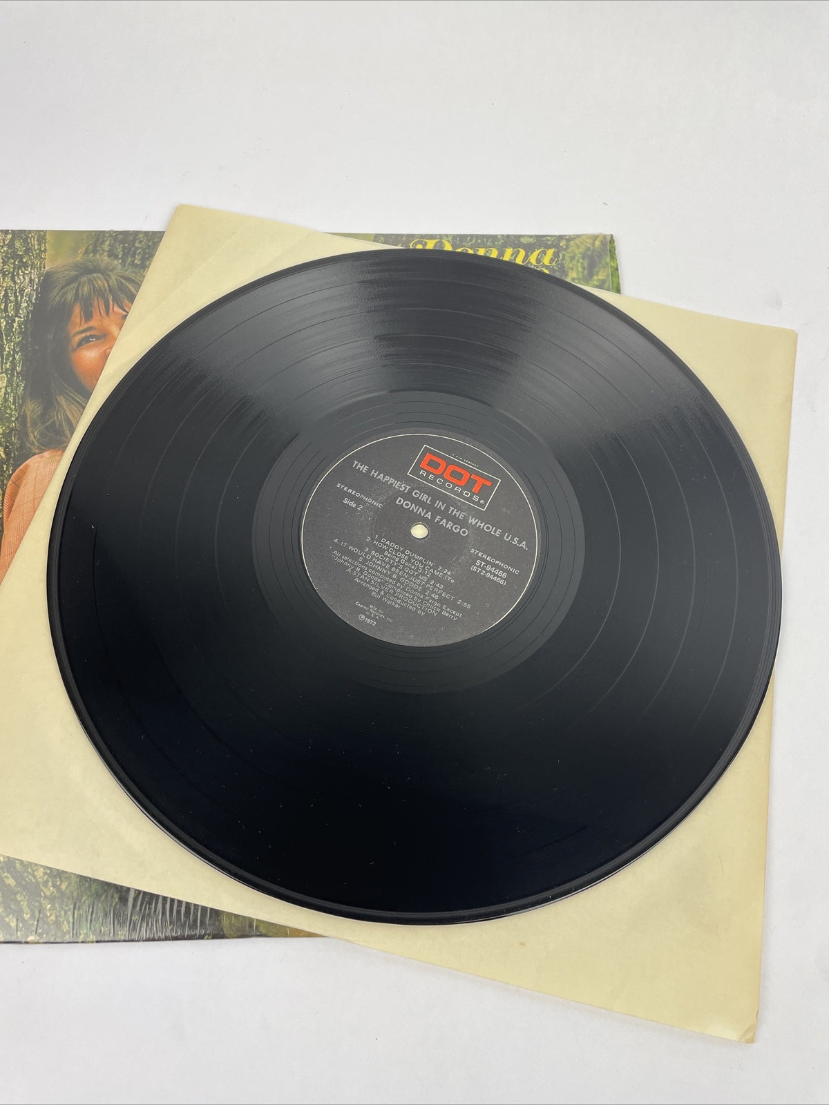 1972 Donna Fargo Happiest Girl In The Whole USA Record 12" Vinyl LP 33 RPM