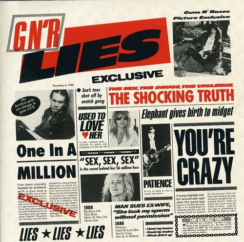 Guns N' Roses - G N'R Lies CD (Geffen Records)   #28