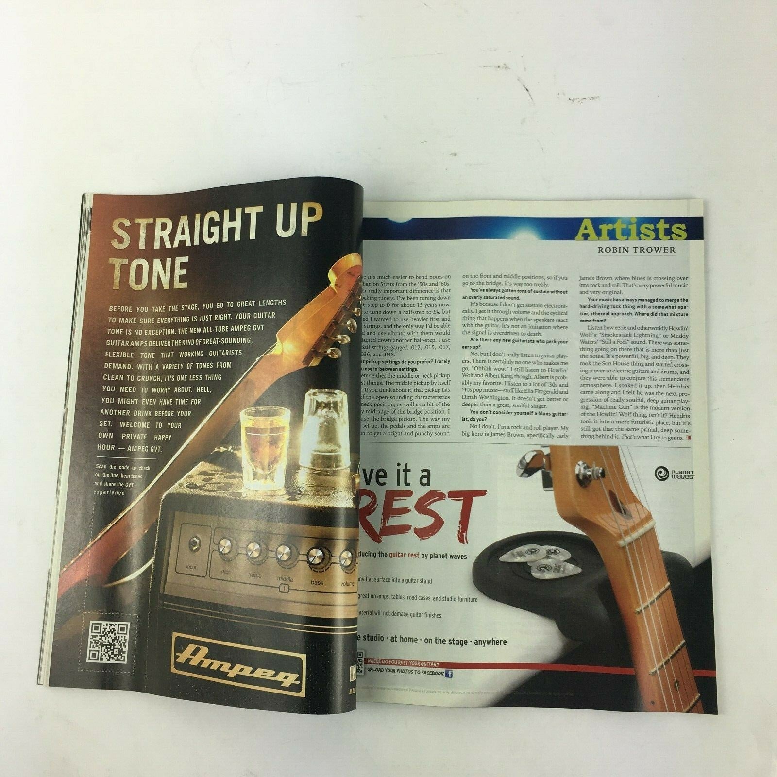 August 2011 Guitar Player Magazine Rob Ickes Nashville Report! Uproar Rigs! A7X