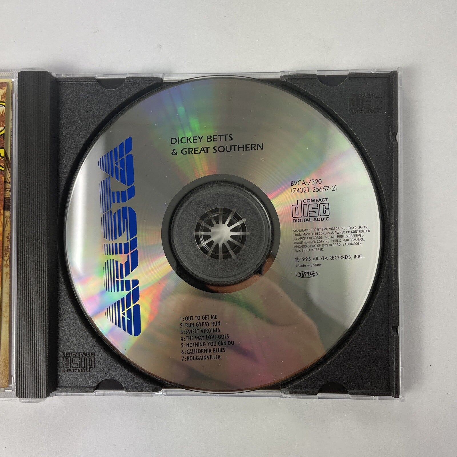 Dicky Betts & Great Southern Self Titled CD Japanese Import  #23