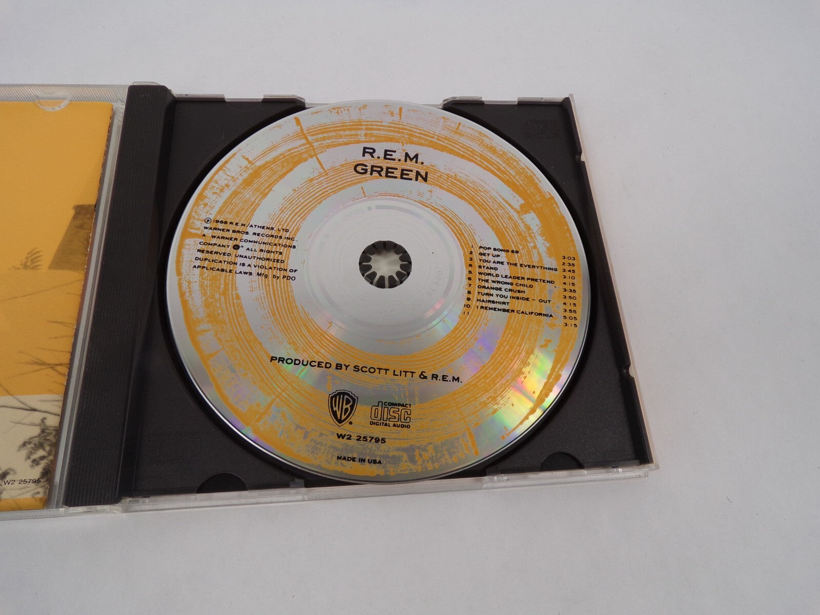 Green R.E.M. Pop Bond Get Up You ARe The Everything Stand World Leader CD#63