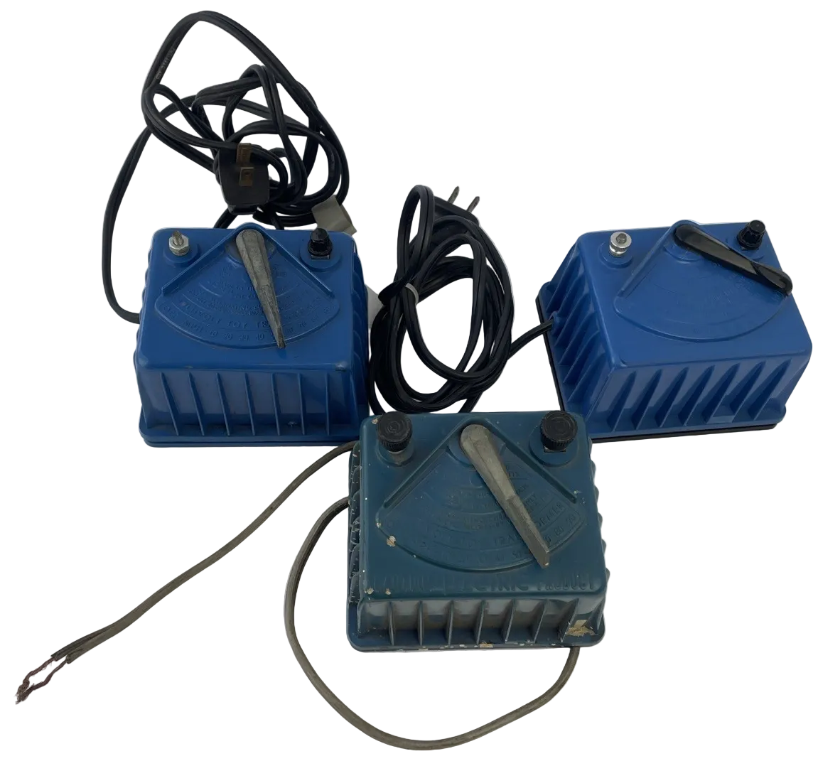 3 x Lionel Transformer Type 4150 Blue Transformer For Trains USA Made UNTESTED